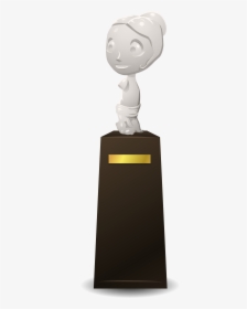 Statue On A Pedestal From Glitch Clip Arts - Statue, HD Png Download, Transparent PNG