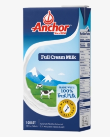 Anchor Full Cream Milk, HD Png Download, Transparent PNG