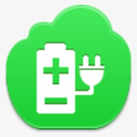 Electric Power Icon Image - Green Cash Register Icon, HD Png Download, Transparent PNG