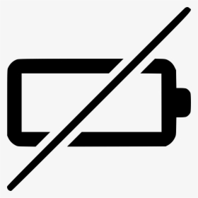 Transparent No Power Clipart - No Battery, HD Png Download, Transparent PNG