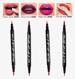 Avon-mark 2in1 Lip Tattoo Swatches - 2 In 1 Lip Tattoo Avon, HD Png Download, Transparent PNG