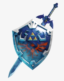 Master Sword Botw And Hylian Shield, HD Png Download, Transparent PNG