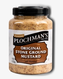 Plochman S Premium Original Stone Ground Mustard - Plochman's Original Stone Ground Mustard, HD Png Download, Transparent PNG