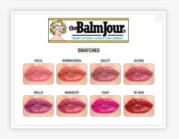 Thebalm Balmjour Creamy Lip Stain - Thebalmjour Creamy Lip Stain In Salut, HD Png Download, Transparent PNG