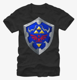 Zelda Hylian Shield T Shirt - The Legend Of Zelda, HD Png Download, Transparent PNG