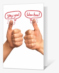 Two Thumbs Up Printable - Father's Day Printable Cards Funny, HD Png Download, Transparent PNG
