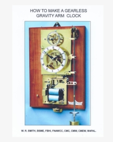 How To Make A Gearless Gravity Arm Clock - Wall Clock, HD Png Download, Transparent PNG