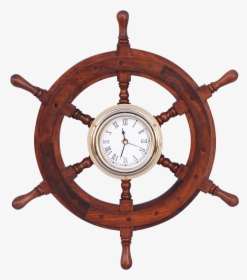 Captains Wheel Wall Clock, HD Png Download, Transparent PNG