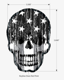 Grunge Skull Png - Clip Art, Transparent Png, Transparent PNG