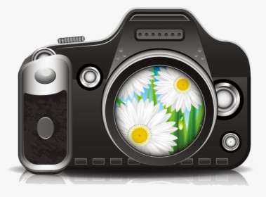 Camera Photography Shutter - Cartoon Camera, HD Png Download, Transparent PNG