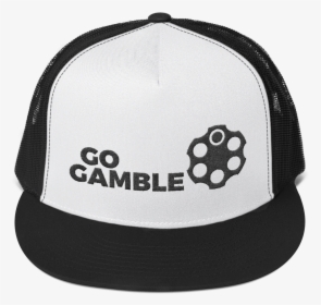 Russian Roulette Go Gamble Trucker Hat - Custom Hat Png, Transparent Png, Transparent PNG