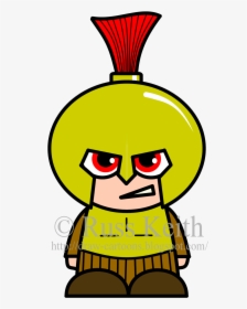Warrior Drawings Google Search - Cartoon Spartan Warrior, HD Png Download, Transparent PNG