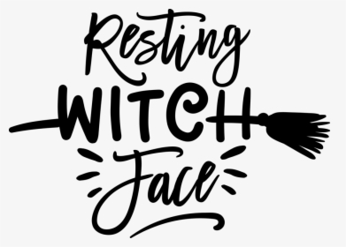 Resting Witch Face Png, Transparent Png, Transparent PNG