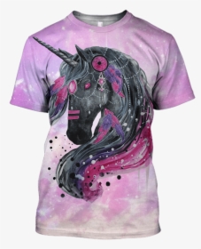 3d Unicorn In The Galaxy Background Full Print T Shirt - Easy Native American Painting, HD Png Download, Transparent PNG