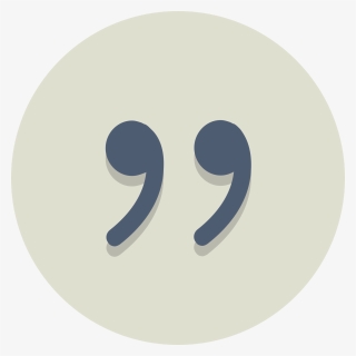 Circle Icons Quote - Citation Icon In Png, Transparent Png, Transparent PNG