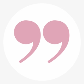 Quote Marks Circle - Circle, HD Png Download, Transparent PNG