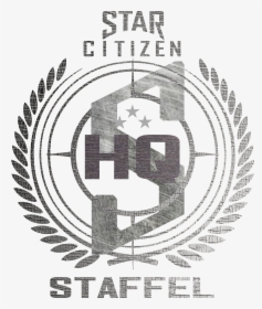 Hq-staffel Silber 03 Trans - Star Citizen Logo Png, Transparent Png, Transparent PNG