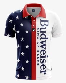 Retro Bud Golf Polo - Retro Golf Polo Shirts, HD Png Download, Transparent PNG