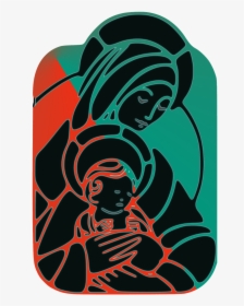 Jesus And Mary Clipart, HD Png Download, Transparent PNG