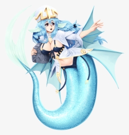 Fictional Character Mythical Creature Anime - Anime Sea Monster Girl, HD  Png Download , Transparent Png Image - PNGitem