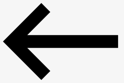 Left Arrow - Black Arrow Key Png, Transparent Png, Transparent PNG