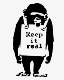 Transparent Real Monkey Png - Keep It Real Monkey, Png Download, Transparent PNG