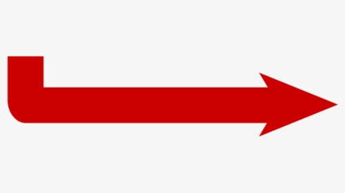 Red Arrow Pointing Right - Transparent Red Arrow Line, HD Png Download, Transparent PNG