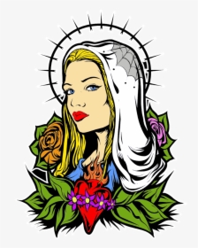 Virgin Mary Clipart , Png Download - Virgin Mary, Transparent Png, Transparent PNG