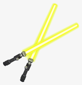 Lightsaber Luke Skywalker Qui-gon Jinn Anakin Skywalker - Star Wars Lightsaber Yellow, HD Png Download, Transparent PNG