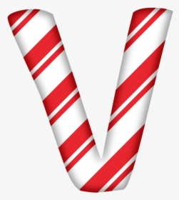 Фотки Letter V, Letters And Numbers, Candy Cane, Yandex - Candy Cane Letters Clip Art W, HD Png Download, Transparent PNG