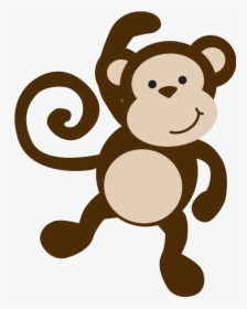 Monkey Baby Clipart Ba Silhouette At Getdrawings Free - Baby Monkey Clipart, HD Png Download, Transparent PNG