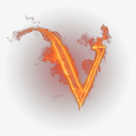 Английский Алфавит, Огненная Буква V, Огонь, Пламя, - Logo Png Letter V, Transparent Png, Transparent PNG