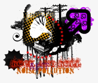 Rock And Roll Png - Transparent Rock & Roll, Png Download, Transparent PNG