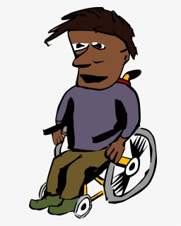Wheelchair Accessible Van Intellectual Disability Sitting - Disabled Person Clip Art, HD Png Download, Transparent PNG