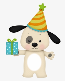 Transparent Birthday - Happy Birthday Puppy Clipart, HD Png Download, Transparent PNG