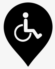 Disabled Person Parking - Icono Localizador Png, Transparent Png, Transparent PNG