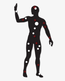 Person With Markings Of Endocannabinoid Receptors In, HD Png Download, Transparent PNG