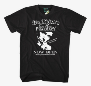 Keith Richards Inspired Dr Keith S Rock N - Joey How You Doin T Shirt, HD Png Download, Transparent PNG