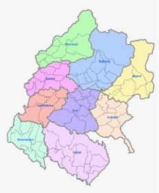 Map Of Province No 7 Nepal, HD Png Download, Transparent PNG