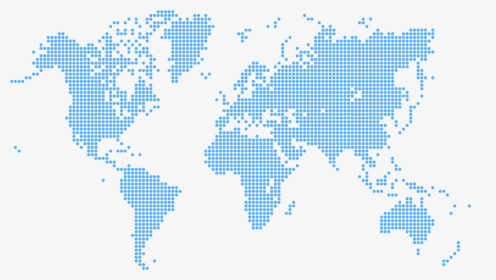 File World Map Blue Dots Svg Wikimedia Commons - World Map Svg Dots, HD Png Download, Transparent PNG