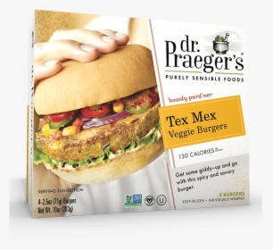 Praeger S Tex Mex Veggie Burgers - Dr Prager Veggie Burgers, HD Png Download, Transparent PNG