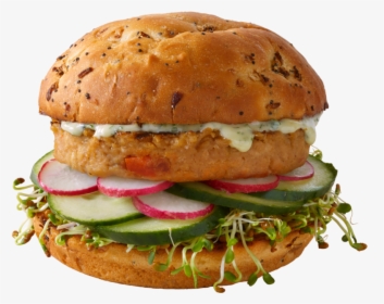 Veggiepatty Portabella Sideview Knockout - Cheeseburger, HD Png Download, Transparent PNG