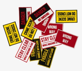 Optimized Gud Street Warning Patch Set Face - Colorfulness, HD Png Download, Transparent PNG