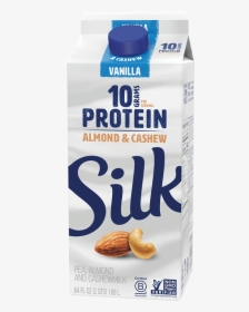 Silk Vanilla Protein - Silk Protein Nut Milk Almond And Cashew, HD Png Download, Transparent PNG