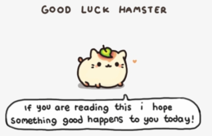 #hamster #goodluck #cute - Hope Something Good Happens To You Today, HD Png Download, Transparent PNG