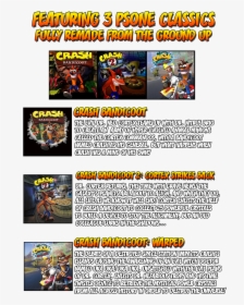 Crash Bandicoot Classic Vs Remake Neo, HD Png Download, Transparent PNG