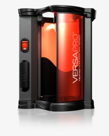 At The Beach Features The Incredible Versapro Heated, - Stand Up Spray Tanning Booth, HD Png Download, Transparent PNG