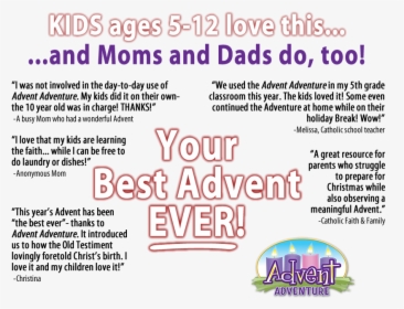 Your Best Advent Ever - Advent For Kids, HD Png Download, Transparent PNG