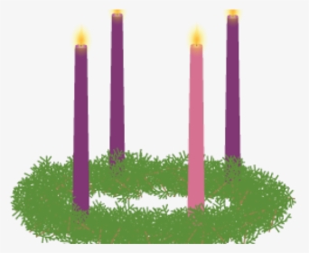 Advent Wreath Cliparts - Advent Candle, HD Png Download, Transparent PNG