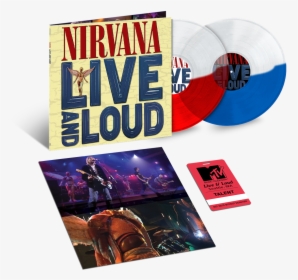 Live And Loud Colored 2xlp - Nirvana Live And Loud Vinyl Limited, HD Png Download, Transparent PNG